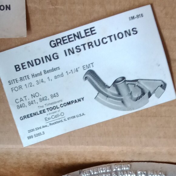 Hand Conduit Bender - Picture 6 of 6